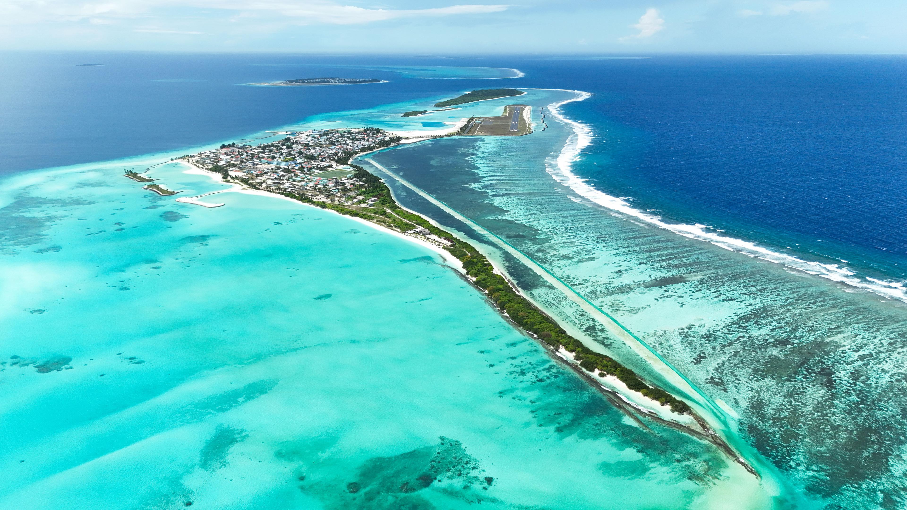 aerial view of Haa Alifu Hoarafushi