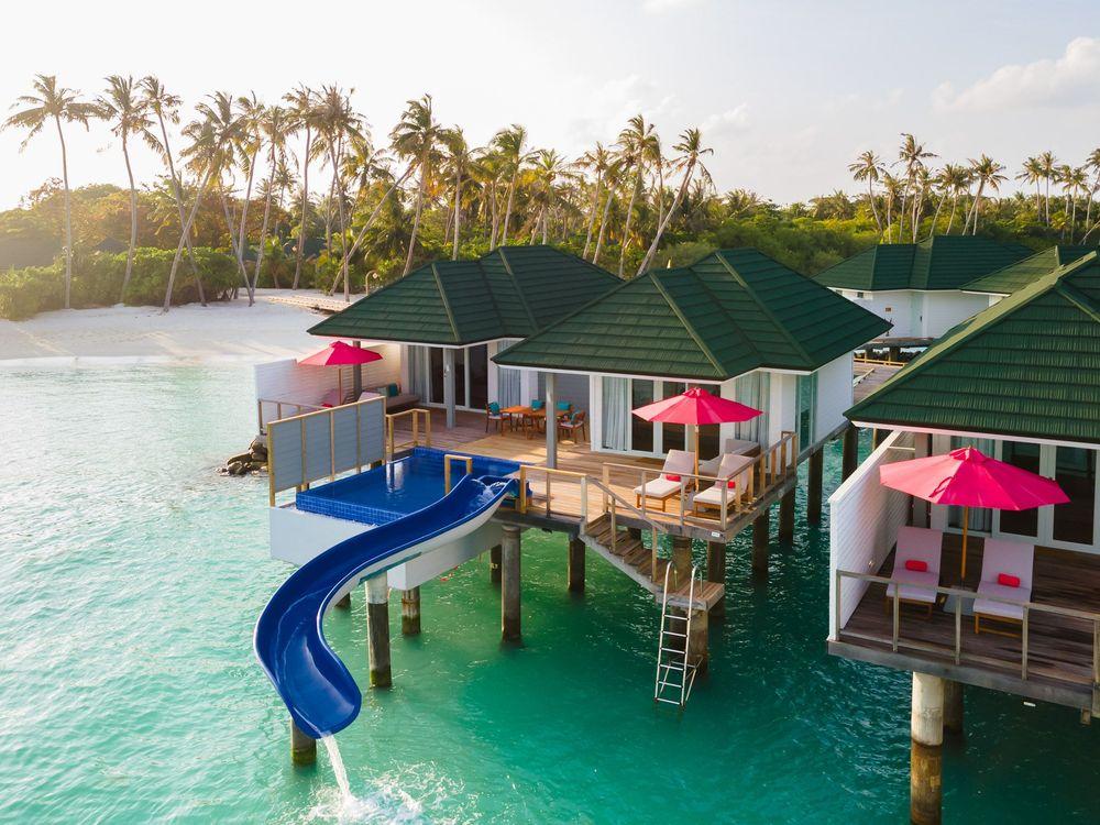 Ultimate All-Inclusive | Family Holiday | Siyam World | Two Bedroom Lagoon Villa with Pool + Slide | Seaplane Included