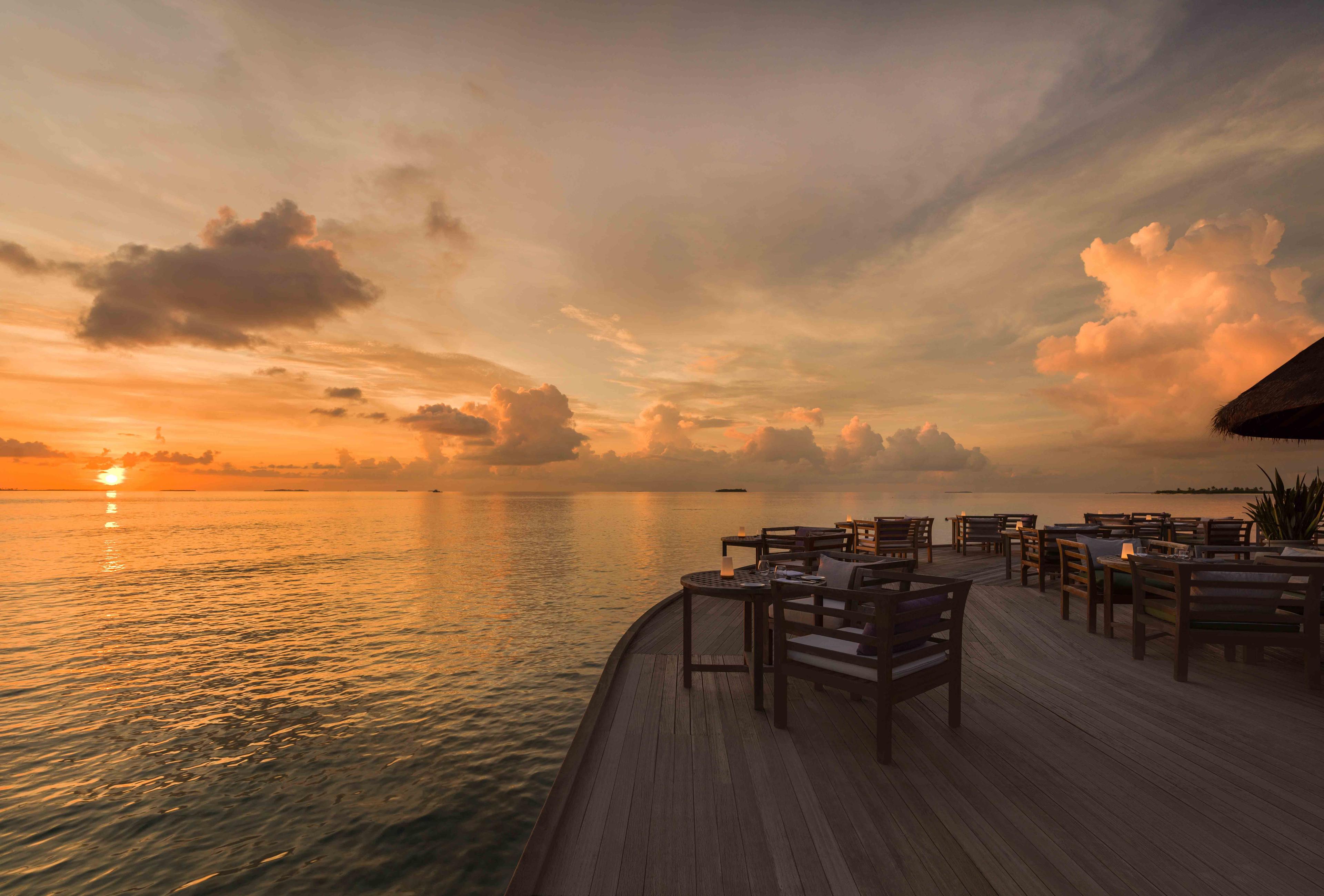 JA Manafaru - Restaurants & Bars - White Orchid - Al Fresco Seating - Sunset.jpg