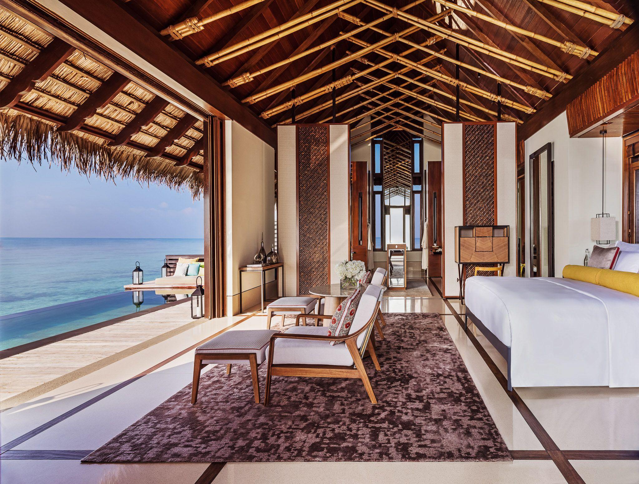 One&Only Reethi Rah - Accommodation - Villas - Water Villa With Pool - Bedroom.jpg