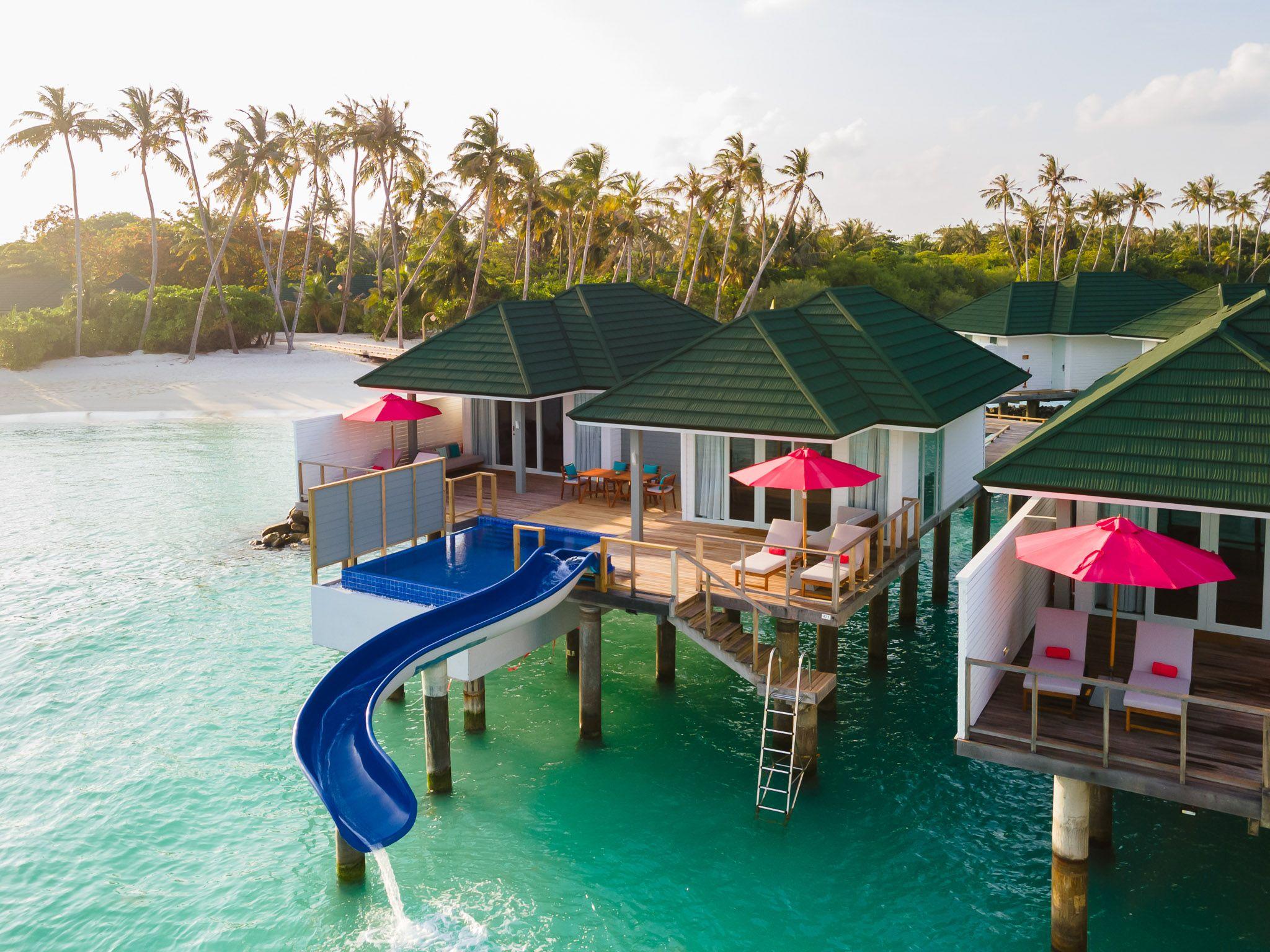 Siyam World - Resort - Accommodation - Two Bedroom Lagoon Vill with Pool + Slide Aerial.jpg